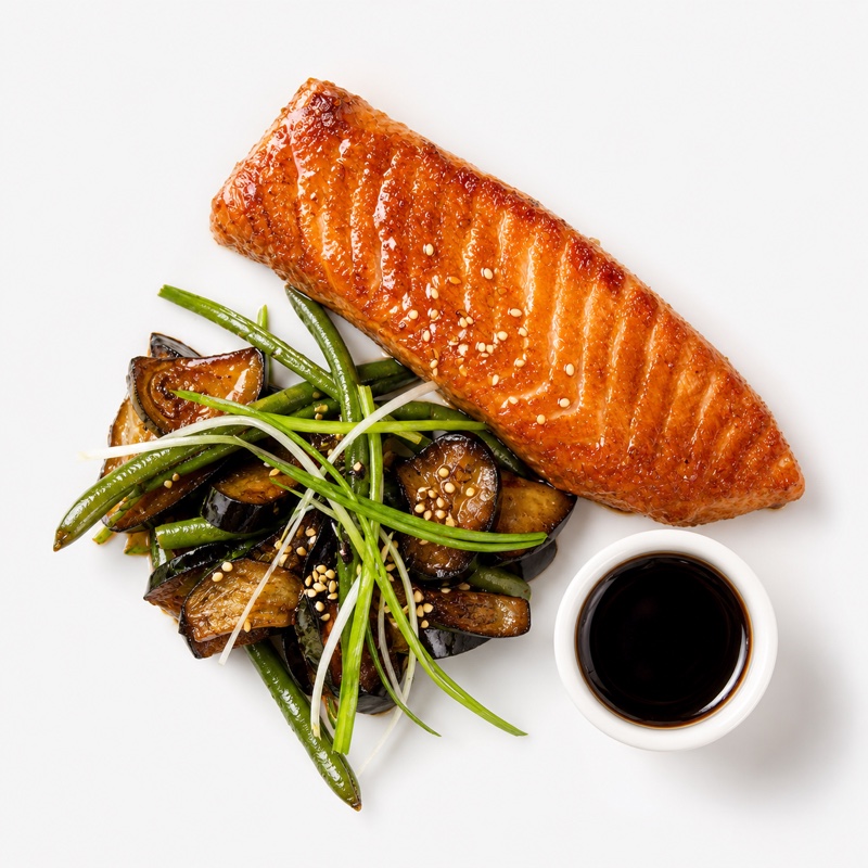 Lachs Teriyaki
